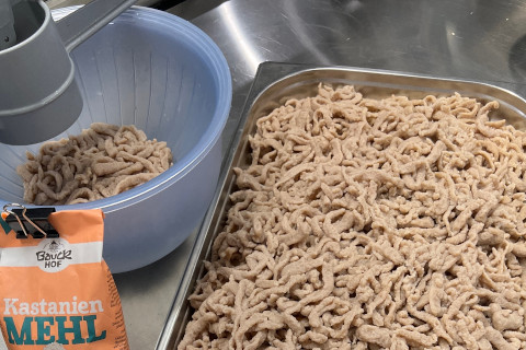Maroni-Spätzle hausgemacht